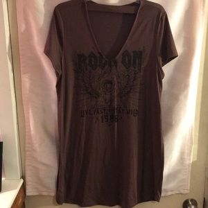 Charlotte Russe Dresses - “Rock On” T-Shirt Dress Charlotte Russe Dresses - “Rock On” T-Shirt Dress